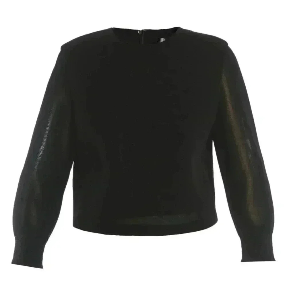 Theyskens' Theory  Black Belcor Fliners Blouse